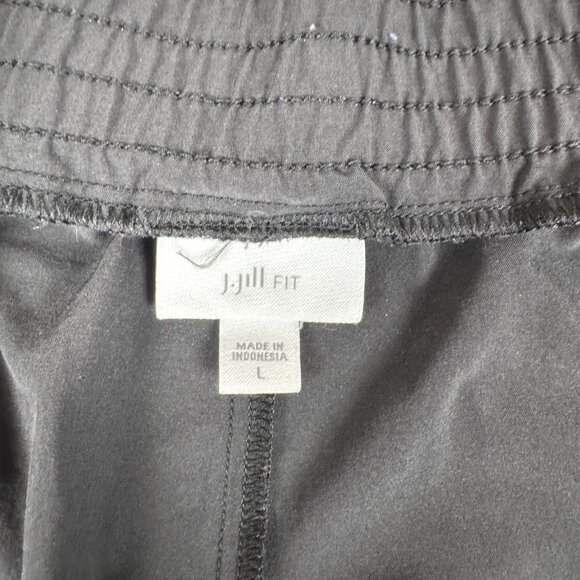 J Jill Fit Performance Pants Size L Womens Black Pull On Office Workout Stretch - Picture 6 of 9